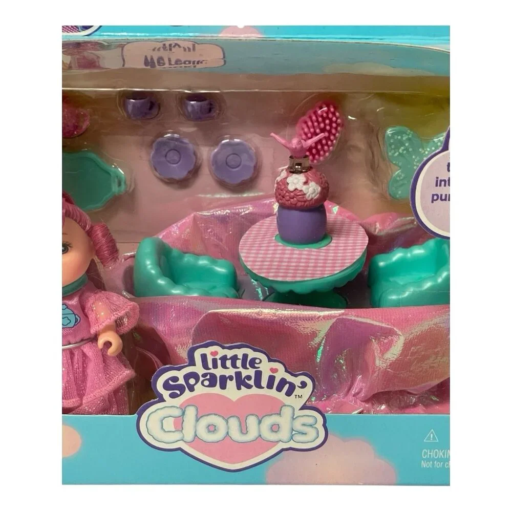 Vintage 2001 Mattel LITTLE SPARKLIN CLOUDS Teala Doll 47738 New Old Stock Rare